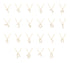 Hai - Hebrew Alef-Bet letter diamond Necklace - H letter